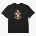 Golden Continental Eagle Soccer World Cup Crest 2026 T-Shirt_83050983 Classic T-Shirt Capture Global Football Passion for FIFA World Cup 2026 Group Stage, Inspired by Neymar, Haaland and Cristiano Ronaldo, England, France and Netherlands, Global