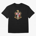 Golden Continental Eagle Soccer World Cup Crest 2026 T-Shirt_83050983 Classic T-Shirt Support Iconic Players in the FIFA World Cup 2026 Group Stage Journey through CR7 and Messi Highlights, Brazil, Portugal and Argentina Pride, Football History,