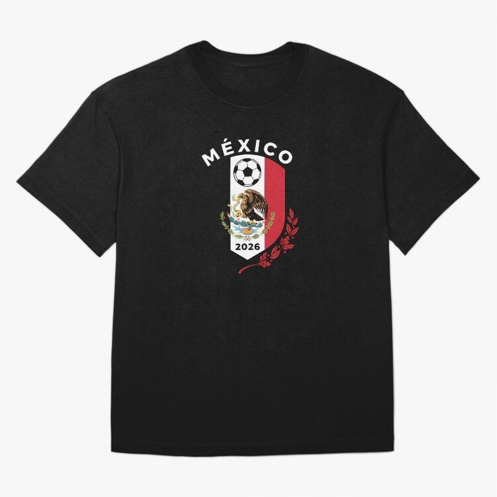Mexico Emblem World Cup Soccer 2026 Football Crew T-Shirt_83050167 Classic T-Shirt Discover FIFA World Cup 2026 USA Canada Mexico for Fans of Haaland and Mbappe and Argentina, Bringing Stadium Memories, Football Loyalty, International Chants and