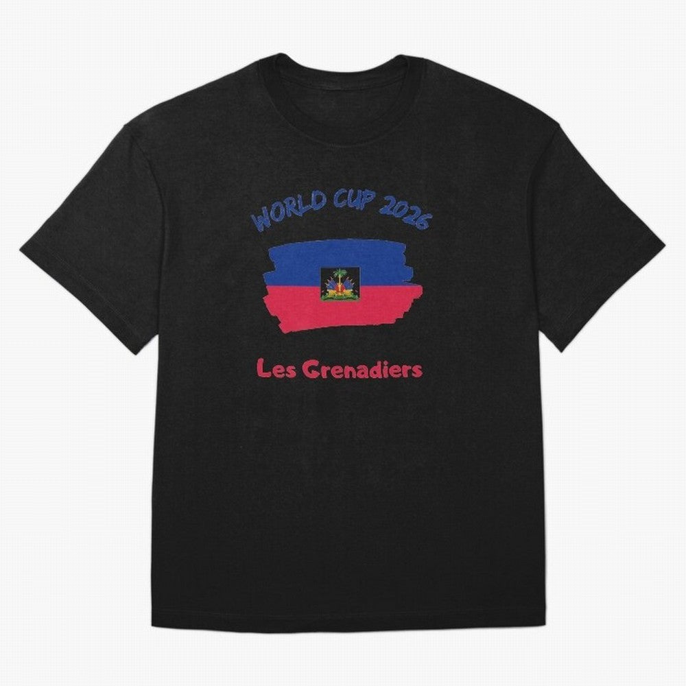Haiti Football Fan Haitian Soccer Supporter National Team Pride Caribbean 2026 T-Shirt_90544900 Classic T-Shirt Share Global Football Passion for FIFA World Cup 2026 USA Canada Mexico, Made for Neymar, Haaland and Cristiano Ronaldo, France, Soccer