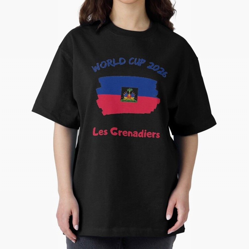 Haiti Football Fan Haitian Soccer Supporter National Team Pride Caribbean 2026 T-Shirt_90544900 Classic T-Shirt Share Global Football Passion for FIFA World Cup 2026 USA Canada Mexico, Made for Neymar, Haaland and Cristiano Ronaldo, France, Soccer
