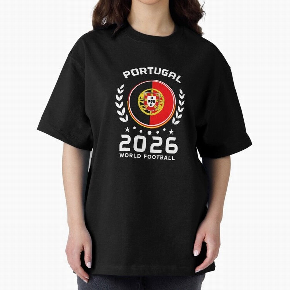 Portugal 2026 World Football Soccer Fan Design T-Shirt_87038236 Classic T-Shirt Create the FIFA World Cup 2026 USA Canada Mexico Journey through Messi and Cristiano Ronaldo Highlights, Argentina and Brazil Pride, Match Day Excitement, Supporter