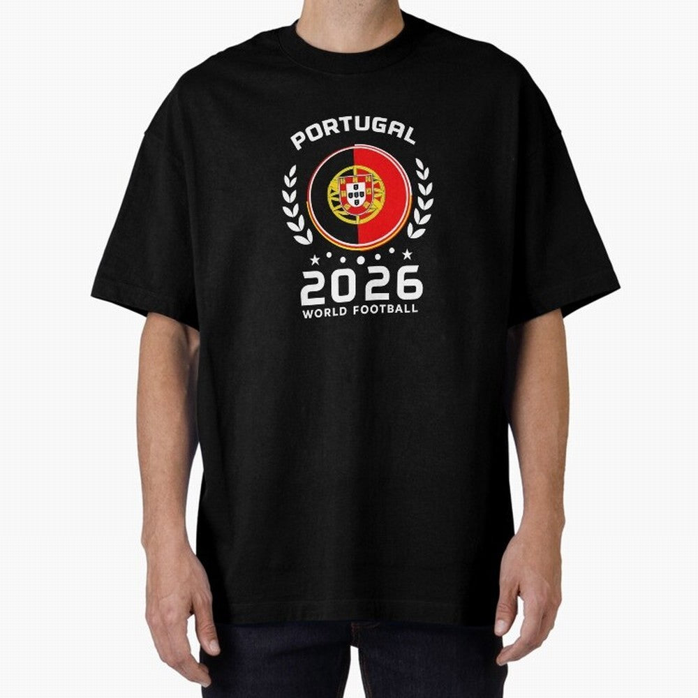 Portugal 2026 World Football Soccer Fan Design T-Shirt_87038236 Classic T-Shirt Create the FIFA World Cup 2026 USA Canada Mexico Journey through Messi and Cristiano Ronaldo Highlights, Argentina and Brazil Pride, Match Day Excitement, Supporter