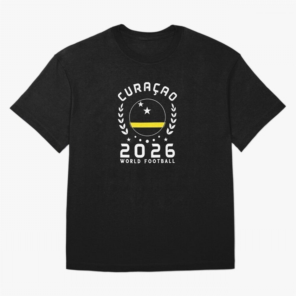 World Cup 2026 Curacao Football Fan Curacaoan Supporter T-Shirt_85310550 Classic T-Shirt Bring Champion Energy into FIFA World Cup 2026 for Fans of Cristiano Ronaldo and Portugal, Bringing Retro Football Energy, Iconic Rivalries, Trophy Chase Drama
