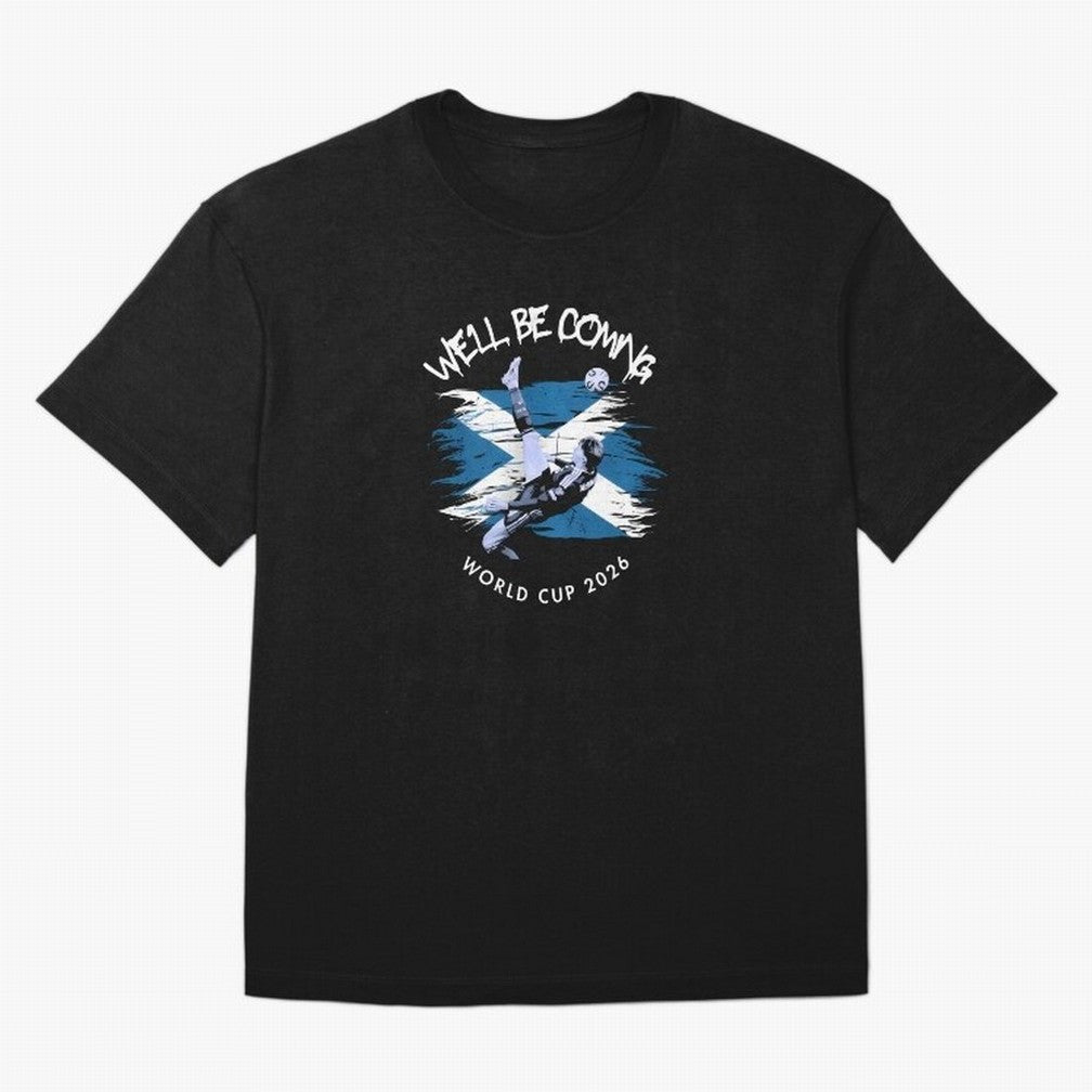 We'll be coming 2026 - Tartan Army Returns T-Shirt_83870751 Classic T-Shirt Celebrate Global Football Passion for FIFA World Cup 2026 USA Canada Mexico, Filled with Messi and Cristiano Ronaldo, England, France and Netherlands, Match Day Excitement,