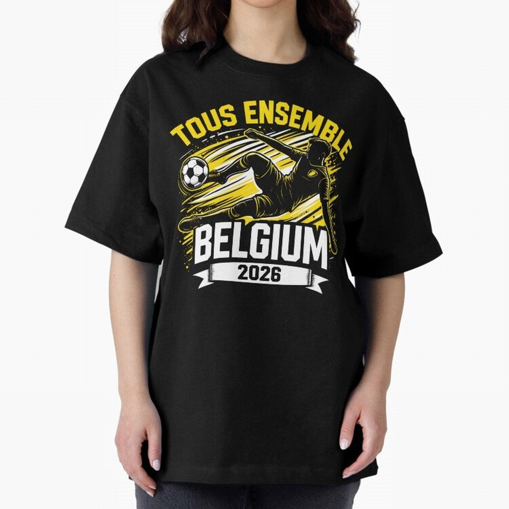 Belgium Fan Art World Cup 2026 Classic T-Shirt Upgrade Global Football Passion for FIFA World Cup 2026 Group Stage, Built around Cristiano Ronaldo, Haaland and CR7, Germany, Stadium Memories, Football Loyalty, International Chants and Championship