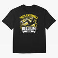 Belgium Fan Art World Cup 2026 Classic T-Shirt Upgrade Global Football Passion for FIFA World Cup 2026 Group Stage, Built around Cristiano Ronaldo, Haaland and CR7, Germany, Stadium Memories, Football Loyalty, International Chants and Championship