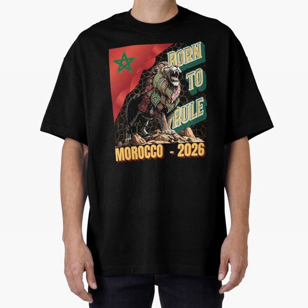 Morocco Football - Born to Rule Classic T-Shirt Celebrate Supporters United by FIFA World Cup 2026 USA Canada Mexico Driven by CR7, Argentina and Brazil Energy, Stadium Memories, Football Loyalty, International Chants and Championship Tradition;