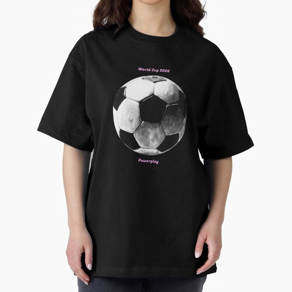 Powerplay World Cup 2026 Classic T-Shirt Celebrate Global Passion for Match Day Hype around FIFA World Cup 2026, CR7, Brazil, Goal Celebration Energy, Supporter Heritage, Football Icons and Worldwide Tournament Joy; Made for Die Hard Supporters,