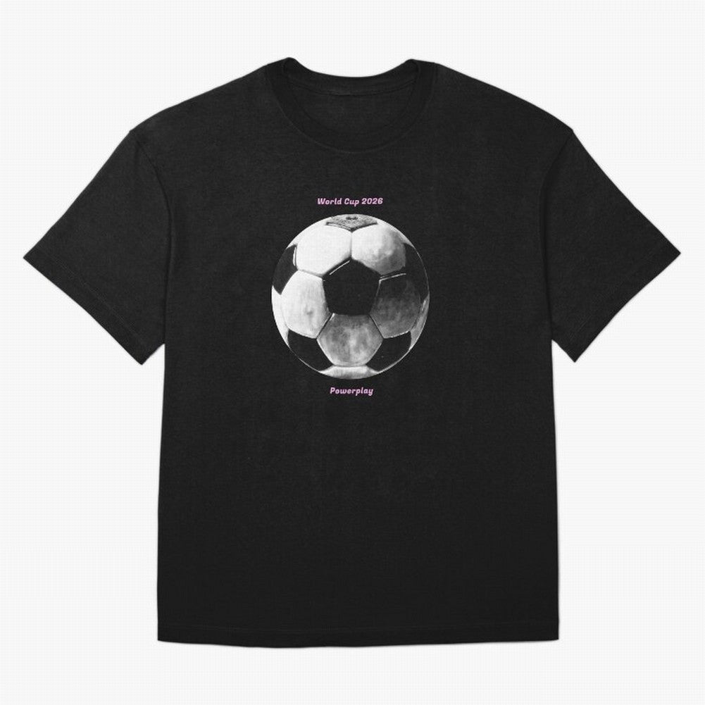 Powerplay World Cup 2026 Classic T-Shirt Celebrate Global Passion for Match Day Hype around FIFA World Cup 2026, CR7, Brazil, Goal Celebration Energy, Supporter Heritage, Football Icons and Worldwide Tournament Joy; Made for Die Hard Supporters,
