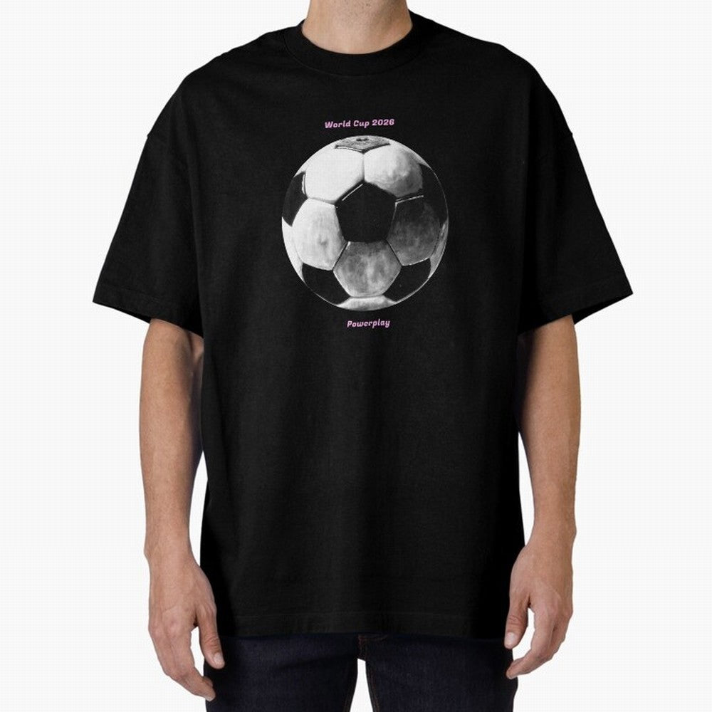 Powerplay World Cup 2026 Classic T-Shirt Celebrate Global Passion for Match Day Hype around FIFA World Cup 2026, CR7, Brazil, Goal Celebration Energy, Supporter Heritage, Football Icons and Worldwide Tournament Joy; Made for Die Hard Supporters,