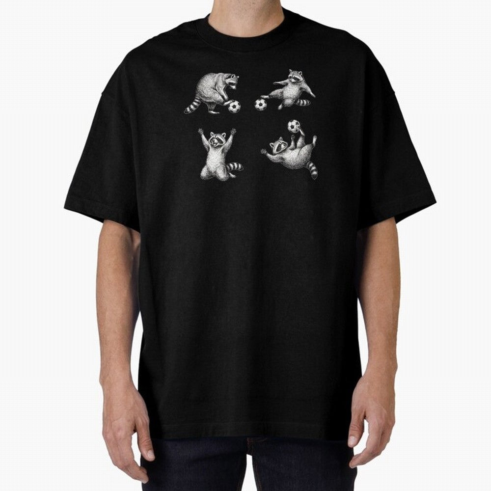 Funny Raccoon Soccer World Cup 2026 Games Classic T-Shirt Cheer through Every Moment of Global Football Passion for FIFA World Cup 2026 Group Stage, Inspired by Haaland, Brazil, Portugal and Argentina, Match Day Excitement, Supporter Culture,