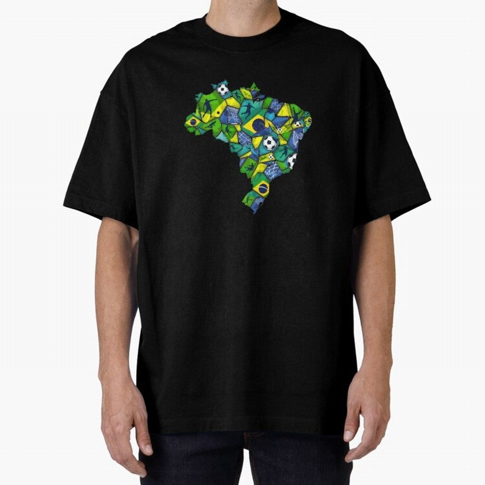 Brazil - World Cup 2026 Classic T-Shirt Elevate FIFA World Cup 2026 USA Canada Mexico Highlighting Messi, CR7 and Mbappe, Brazil, Portugal and Argentina Energy, Retro Football Energy, Iconic Rivalries, Trophy Chase Drama and Stadium Atmosphere;