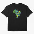 Brazil - World Cup 2026 Classic T-Shirt Elevate FIFA World Cup 2026 USA Canada Mexico Highlighting Messi, CR7 and Mbappe, Brazil, Portugal and Argentina Energy, Retro Football Energy, Iconic Rivalries, Trophy Chase Drama and Stadium Atmosphere;