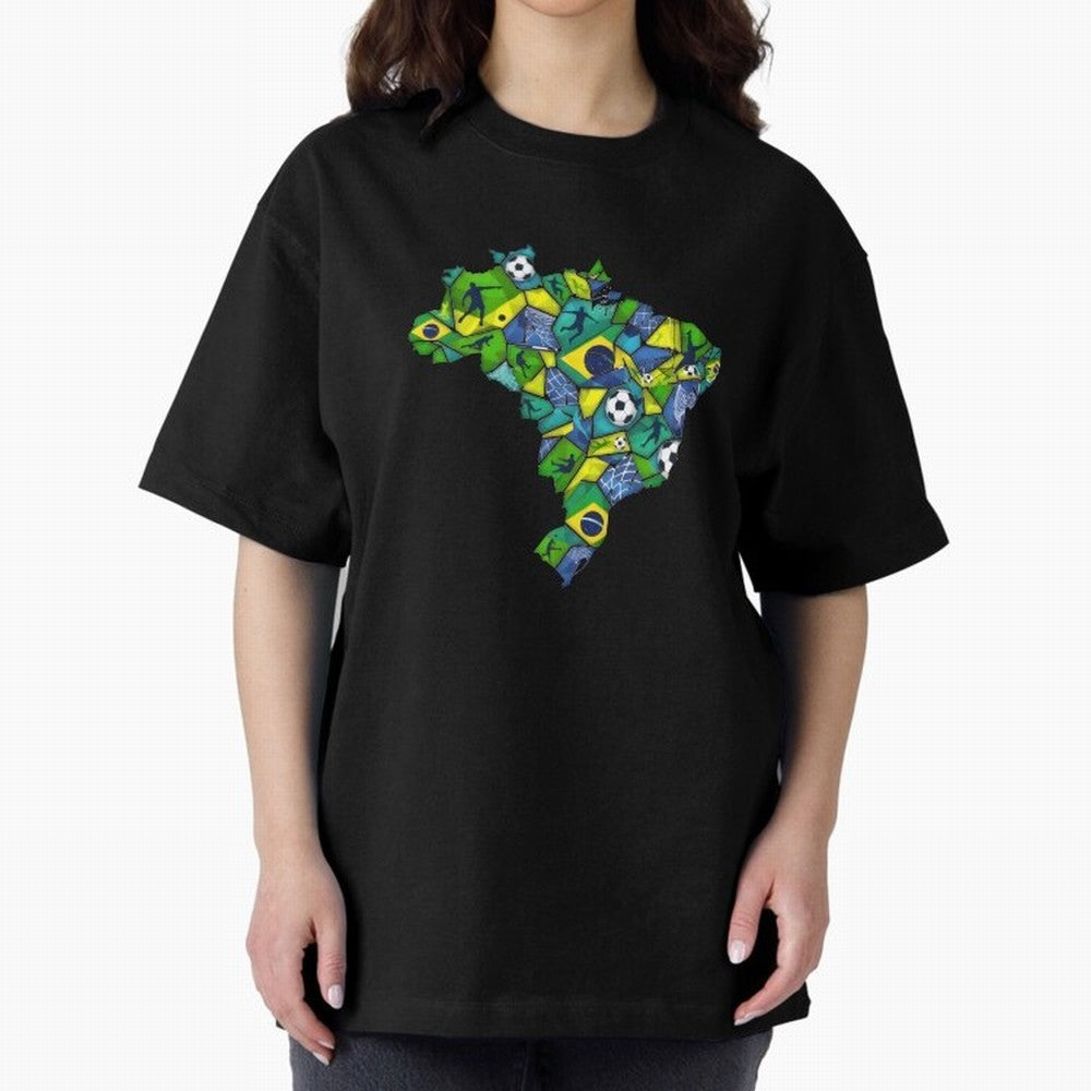 Brazil - World Cup 2026 Classic T-Shirt Elevate FIFA World Cup 2026 USA Canada Mexico Highlighting Messi, CR7 and Mbappe, Brazil, Portugal and Argentina Energy, Retro Football Energy, Iconic Rivalries, Trophy Chase Drama and Stadium Atmosphere;