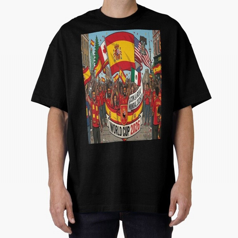 Spain Classic T-Shirt Turn Up for Match Day Hype around FIFA World Cup 2026 USA Canada Mexico, CR7, England, France and Netherlands, Game Day Rituals, Football Legends, Country Pride and the Road to the Final; Made for Die Hard Supporters, Soccer