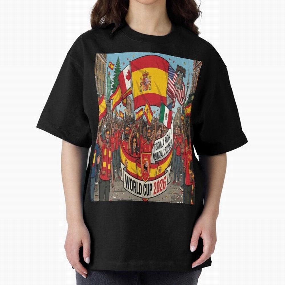 Spain Classic T-Shirt Turn Up for Match Day Hype around FIFA World Cup 2026 USA Canada Mexico, CR7, England, France and Netherlands, Game Day Rituals, Football Legends, Country Pride and the Road to the Final; Made for Die Hard Supporters, Soccer