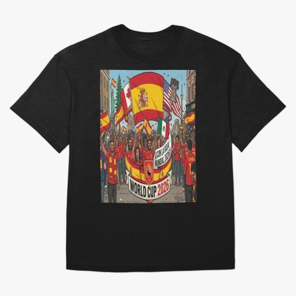 Spain Classic T-Shirt Turn Up for Match Day Hype around FIFA World Cup 2026 USA Canada Mexico, CR7, England, France and Netherlands, Game Day Rituals, Football Legends, Country Pride and the Road to the Final; Made for Die Hard Supporters, Soccer