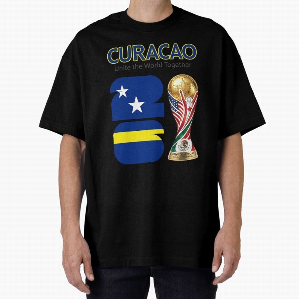 World Cup 2026, IMG 028, CURACAO 001 Classic T-Shirt Turn Football Passion into FIFA World Cup 2026 Celebrating Messi and Cristiano Ronaldo, Spain Energy, Global Supporter Spirit, Legendary Goals, National Colors and Tournament Celebration; Great