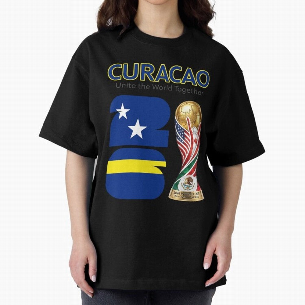 World Cup 2026, IMG 028, CURACAO 001 Classic T-Shirt Turn Football Passion into FIFA World Cup 2026 Celebrating Messi and Cristiano Ronaldo, Spain Energy, Global Supporter Spirit, Legendary Goals, National Colors and Tournament Celebration; Great