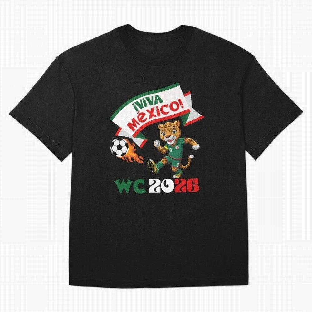 Mexico World Cup 2026 Fan Art Classic T-Shirt Show Passion for the Stars of FIFA World Cup 2026 Group Stage for Fans of CR7 and England, France and Netherlands, Bringing Soccer Culture, Superstar Moments, National Team Dreams and Competitive Fire;