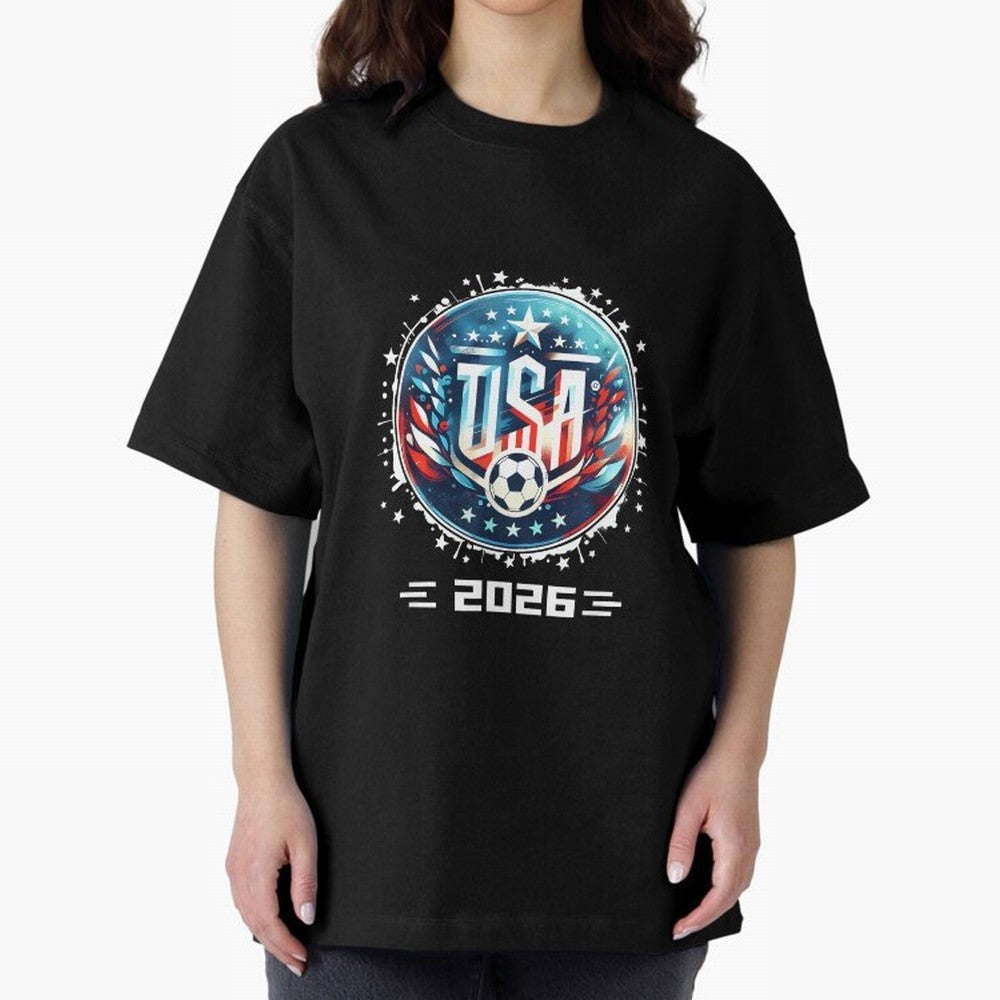USA Player 2026 Boys Kids Men Women Teen USA 2026 Classic T-Shirt Feel the Roar of FIFA World Cup 2026 USA Canada Mexico with CR7 and Messi, Spain Energy, Stadium Chants, National Pride, Trophy Dreams and Unforgettable Football Memories; Made for