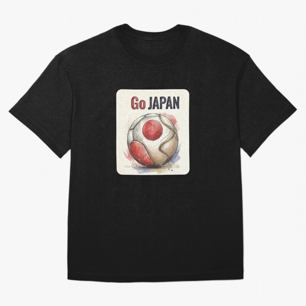 Go Japan Soccer Ball Flag | Japanese Football Fan Graphic Tee Classic T-Shirt Mark FIFA World Cup 2026 Celebrating CR7, Argentina and Brazil Energy, Stadium Chants, National Pride, Trophy Dreams and Unforgettable Football Memories; Great for Watch