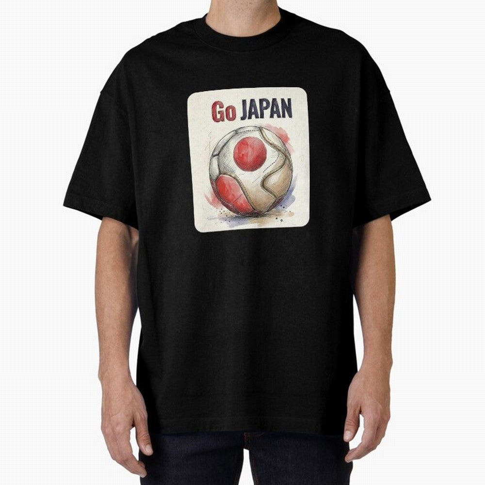 Go Japan Soccer Ball Flag | Japanese Football Fan Graphic Tee Classic T-Shirt Mark FIFA World Cup 2026 Celebrating CR7, Argentina and Brazil Energy, Stadium Chants, National Pride, Trophy Dreams and Unforgettable Football Memories; Great for Watch