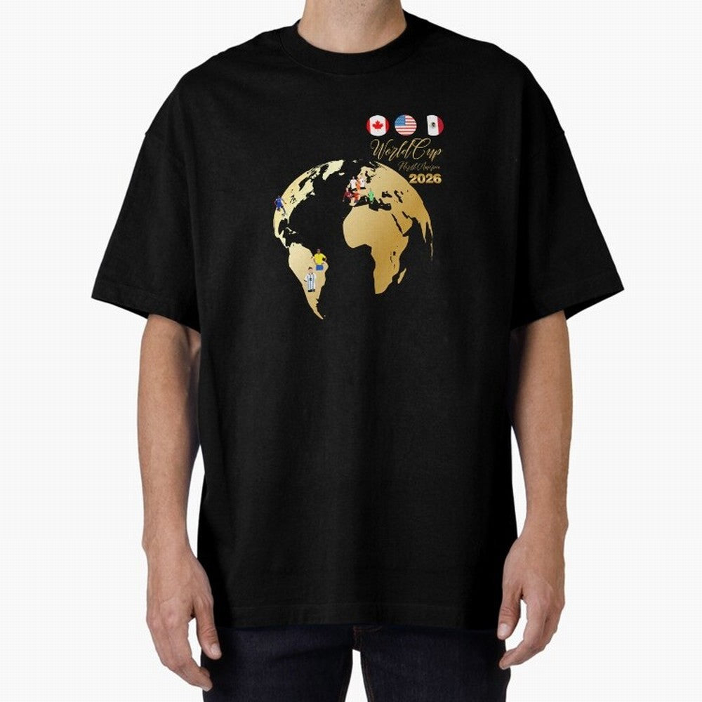 World Cup 2026 T-Shirt_70890629 Classic T-Shirt Live the Energy of FIFA World Cup 2026 Spirit, with France, Neymar, Soccer Culture, Superstar Moments, National Team Dreams and Competitive Fire; Great for Watch Parties, Sports Bars, Family Nights,
