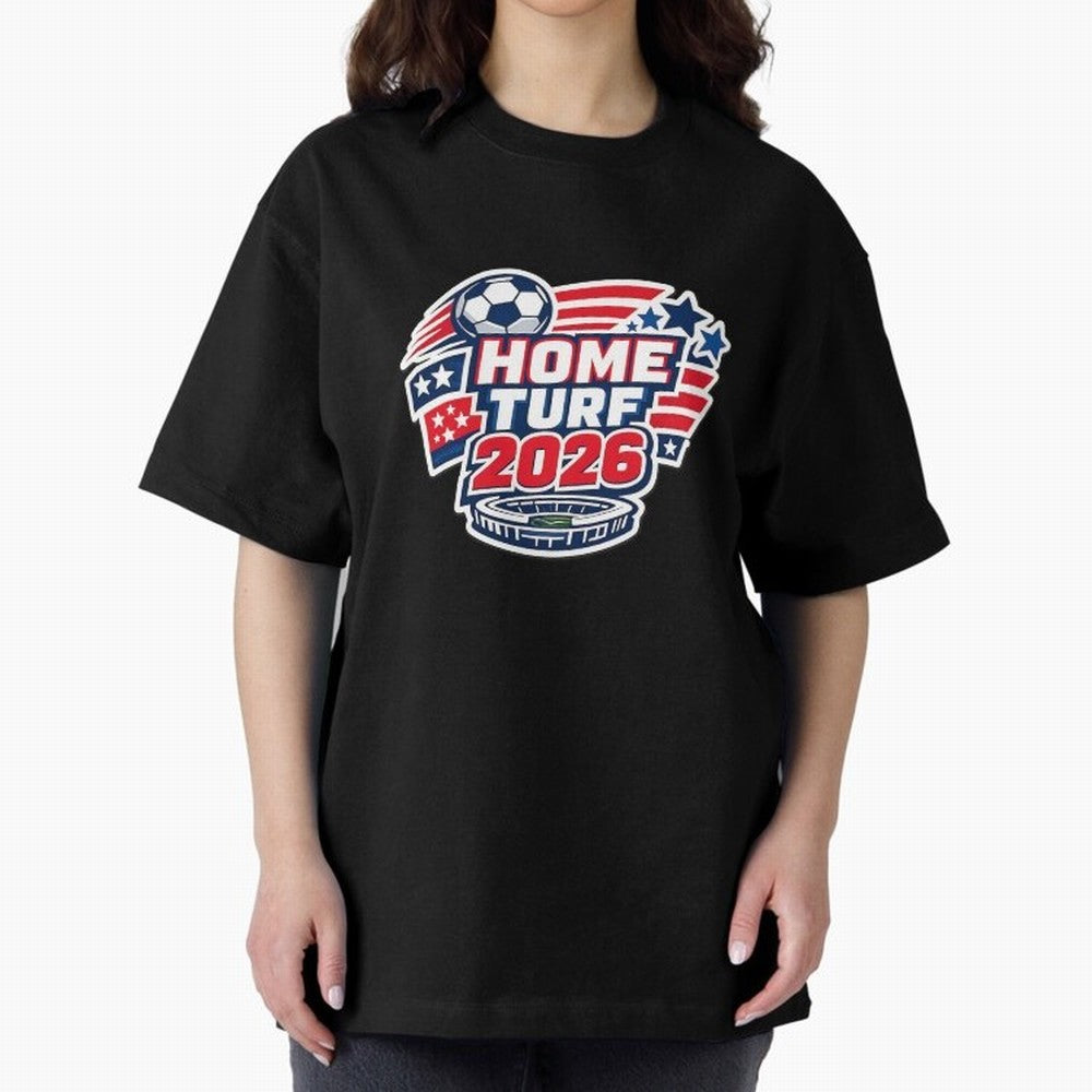USA FIFA WORLD CUP 2026 ¨C Home Turf Soccer Style Classic T-Shirt Celebrate the Biggest Stage of Match Day Hype around FIFA World Cup 2026, Messi, CR7 and Mbappe, France and Portugal, Tournament Hype, Historic Matchups, Family Viewing Parties and