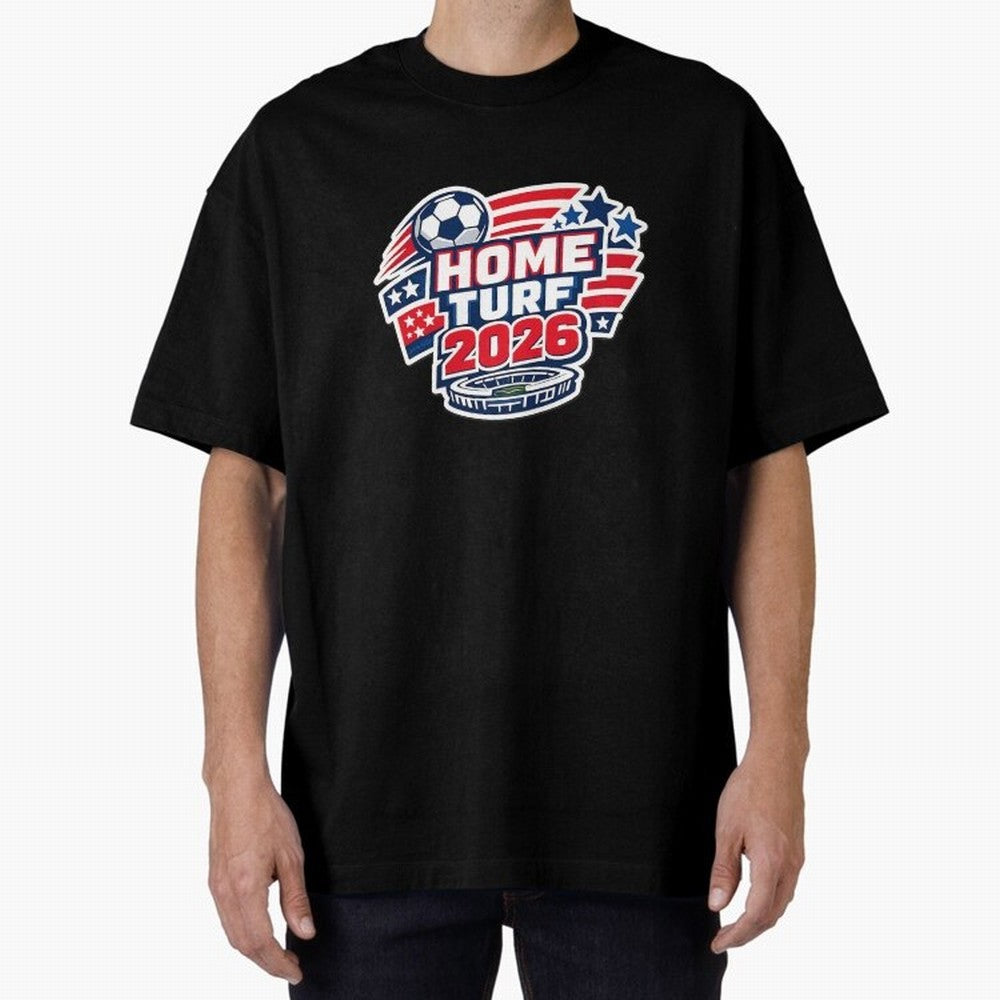 USA FIFA WORLD CUP 2026 ¨C Home Turf Soccer Style Classic T-Shirt Celebrate the Biggest Stage of Match Day Hype around FIFA World Cup 2026, Messi, CR7 and Mbappe, France and Portugal, Tournament Hype, Historic Matchups, Family Viewing Parties and