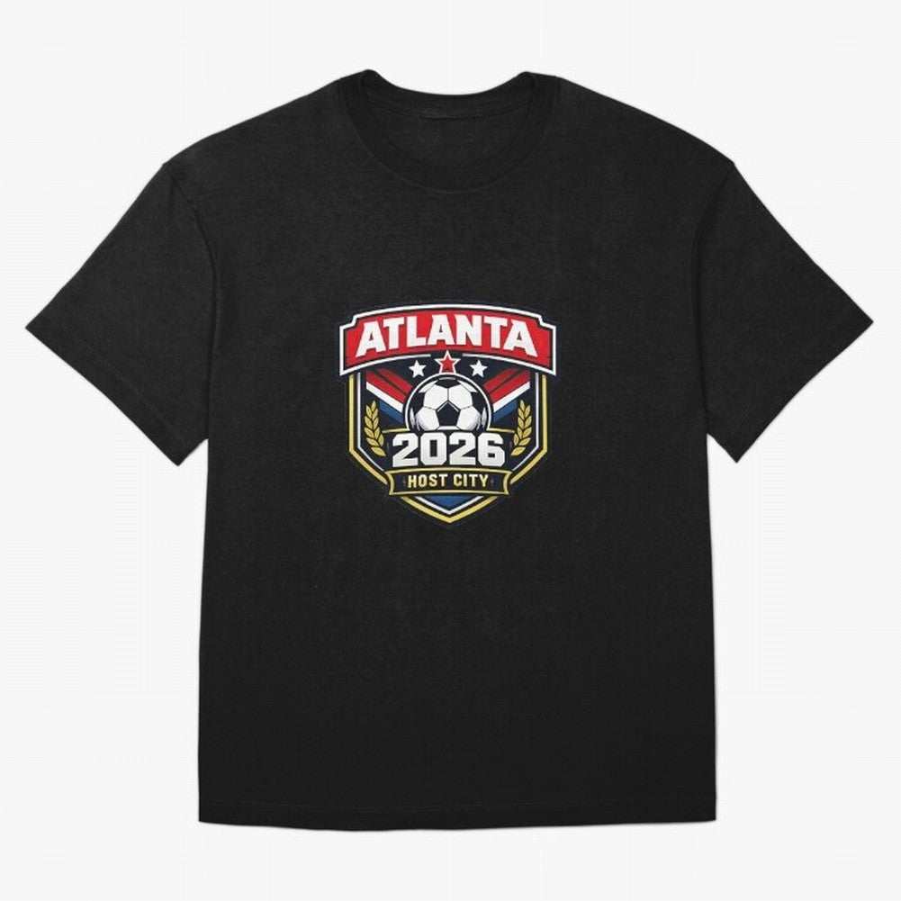 Global Cup 2026 Host City Badge Atlanta Classic T-Shirt Feel the Heartbeat of FIFA World Cup 2026 Group Stage Spirit, Driven by England, CR7, Tournament Hype, Historic Matchups, Family Viewing Parties and Global Sports Pride; Ideal for Fans Who