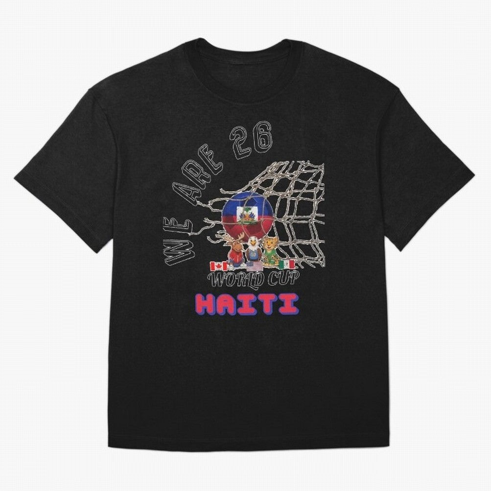 World cup 26 - Haiti Classic T-Shirt Follow the Final Road of Global Football Passion for FIFA World Cup 2026, Capturing Cristiano Ronaldo, Haaland and CR7, Brazil, Match Day Excitement, Supporter Culture, Golden Goals and Global Football Passion;