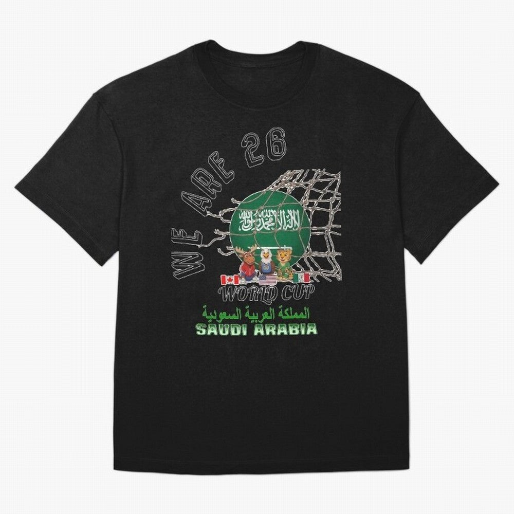 World cup 26 - Saudi Arabia Classic T-Shirt Honor the Football Icons of FIFA World Cup 2026 for Fans of Cristiano Ronaldo and England and Germany, Bringing Fan Favorite Moments, National Team Passion, Big Match Drama and Soccer History; Ideal for