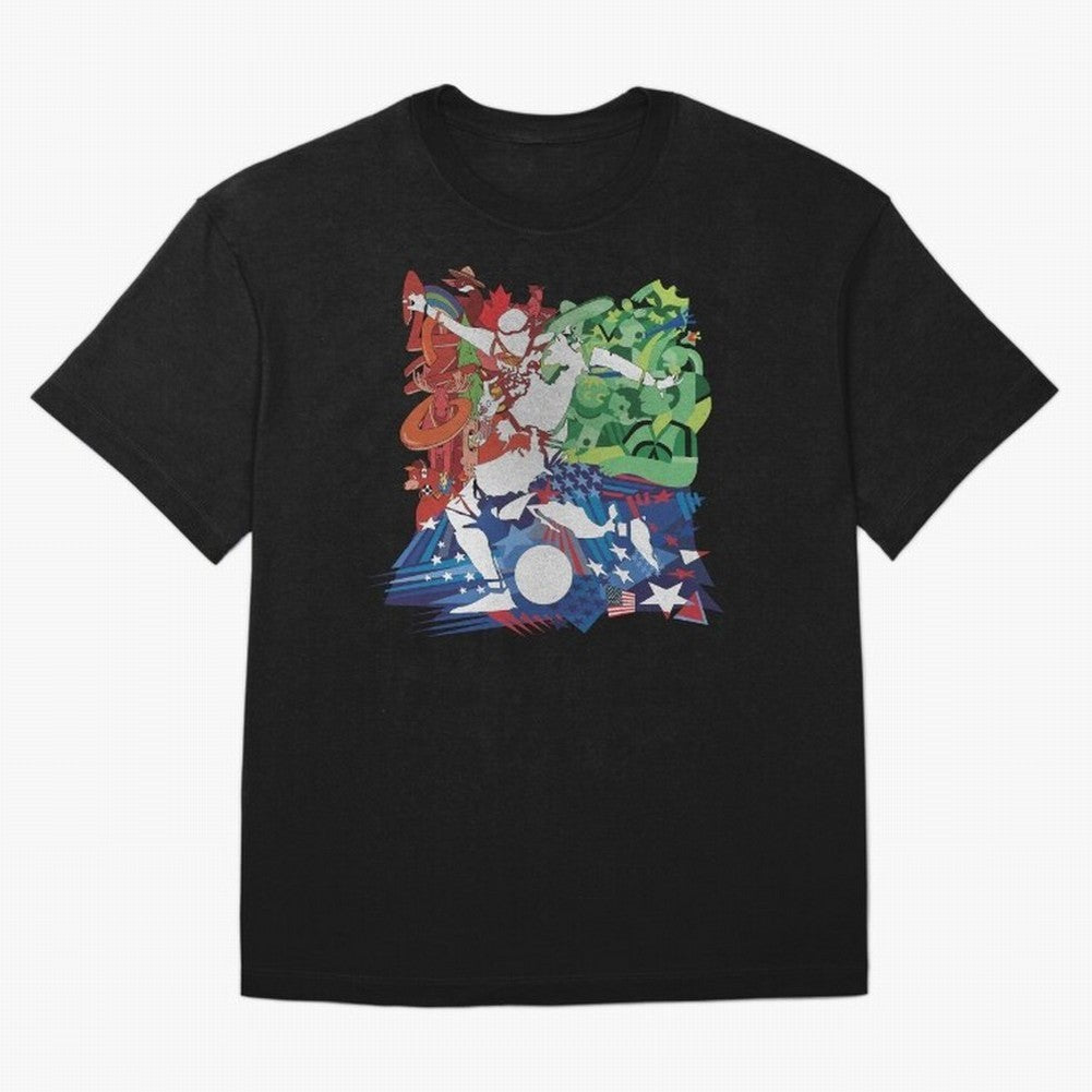 United Pitch: North America 2026 Classic T-Shirt Feel Global Football Passion for FIFA World Cup 2026 Group Stage, Featuring Haaland and Mbappe, Netherlands, Worldwide Fan Energy, Dramatic Goals, Stadium Lights and Championship Celebrations; Made