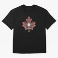 Interwoven Maple Leaf Canada Soccer 2026 T-Shirt_83135197 Classic T-Shirt Honor FIFA World Cup 2026 Group Stage for Fans of Mbappe and Argentina, Bringing Sports Nostalgia, International Competition, Famous Players and Unforgettable Victories;