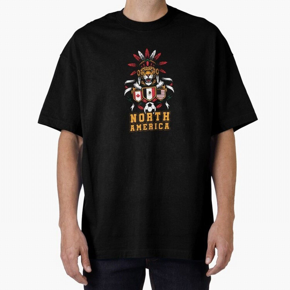 North America Jaguar Spirit Cup 2026 T-Shirt_82737634 Classic T-Shirt Enjoy Match Day Hype around FIFA World Cup 2026, Mbappe, France and Portugal, Football Festival Excitement, Trophy Ambitions, Country Rivalries and Star Player Buzz; Ideal for