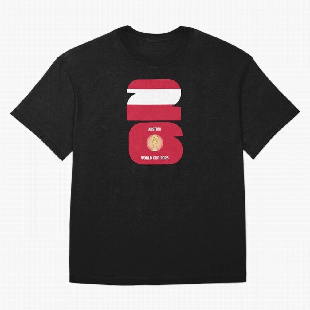 Austria: World Cup 2026 Classic T-Shirt Capture Stadium Memories from FIFA World Cup 2026 Group Stage Celebrating Messi, Neymar and Mbappe, England, France and Netherlands Energy, Champion Mindset, Group Stage Buzz, Knockout Tension and Passionate