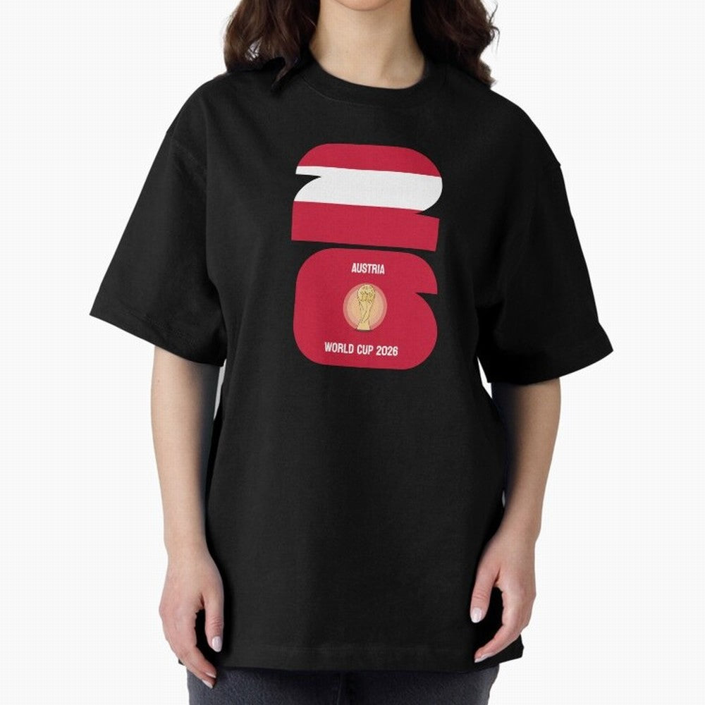 Austria: World Cup 2026 Classic T-Shirt Capture Stadium Memories from FIFA World Cup 2026 Group Stage Celebrating Messi, Neymar and Mbappe, England, France and Netherlands Energy, Champion Mindset, Group Stage Buzz, Knockout Tension and Passionate