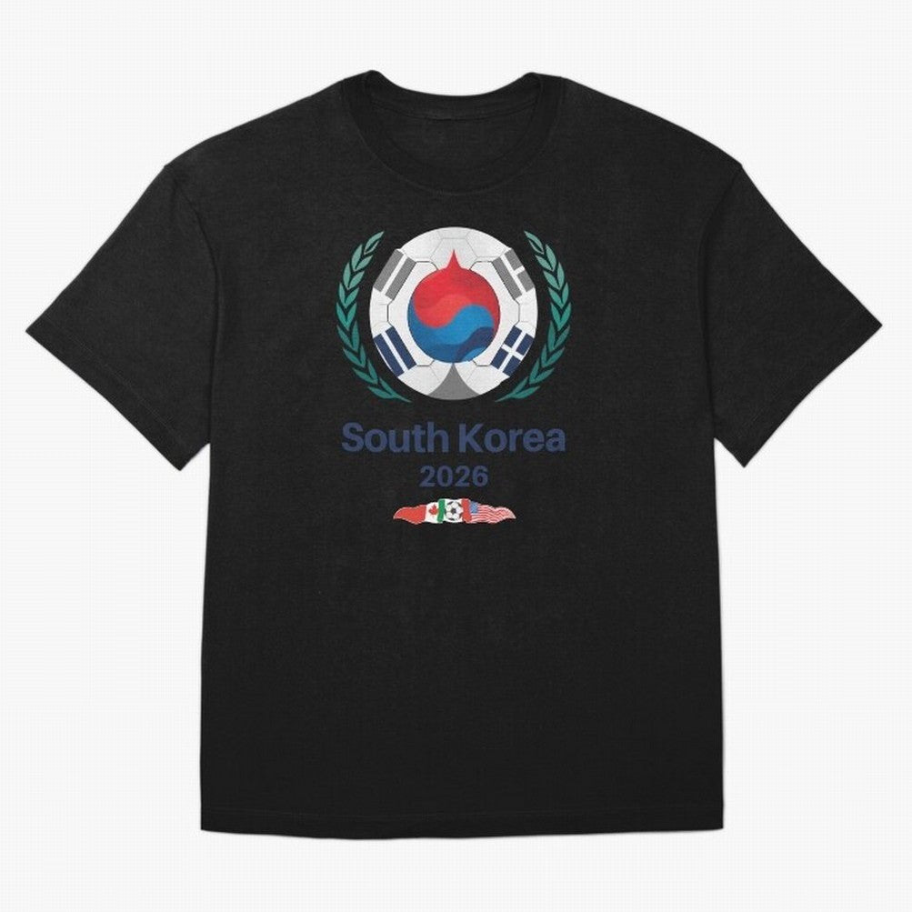 South Korea 2026 Classic T-Shirt Turn Every Weekend Toward FIFA World Cup 2026 Group Stage with Mbappe and Neymar, Brazil Energy, Stadium Memories, Football Loyalty, International Chants and Championship Tradition; Ideal for Fans Who Follow Messi,