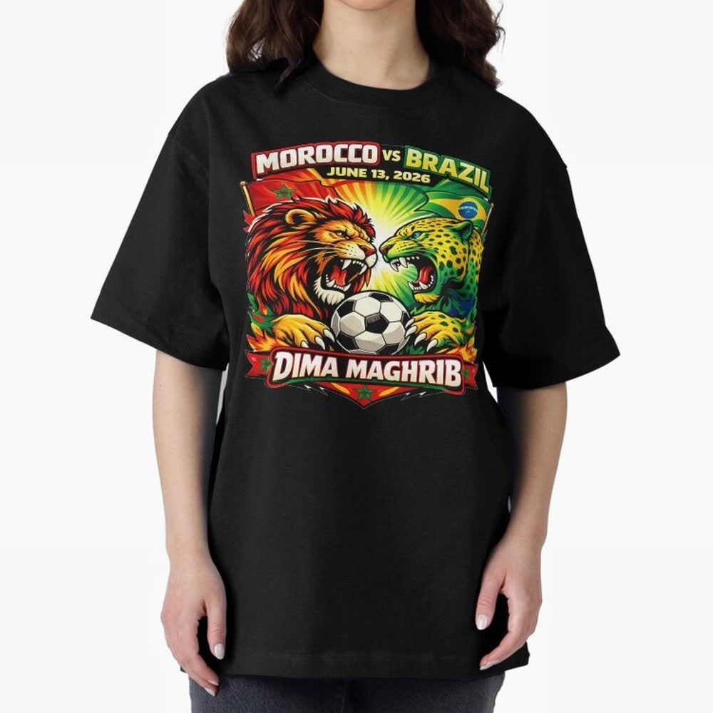 World Cup 2026, Dima Maghrib, June 13, 2026, We Are Morocco, Go Morocco, Morocco vs Brazil, Morocco World Cup 2026, World Morocco, Maghrib Classic T-Shirt Feel the Trophy Chase of the FIFA World Cup 2026 USA Canada Mexico Journey through CR7