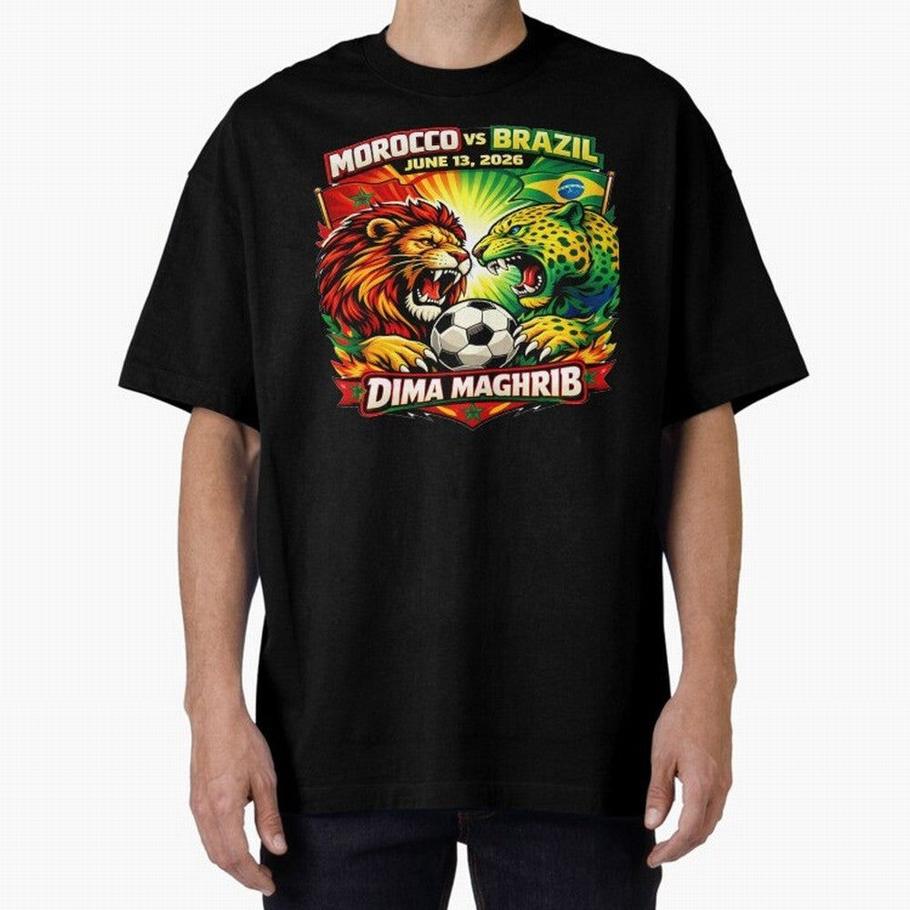 World Cup 2026, Dima Maghrib, June 13, 2026, We Are Morocco, Go Morocco, Morocco vs Brazil, Morocco World Cup 2026, World Morocco, Maghrib Classic T-Shirt Feel the Trophy Chase of the FIFA World Cup 2026 USA Canada Mexico Journey through CR7