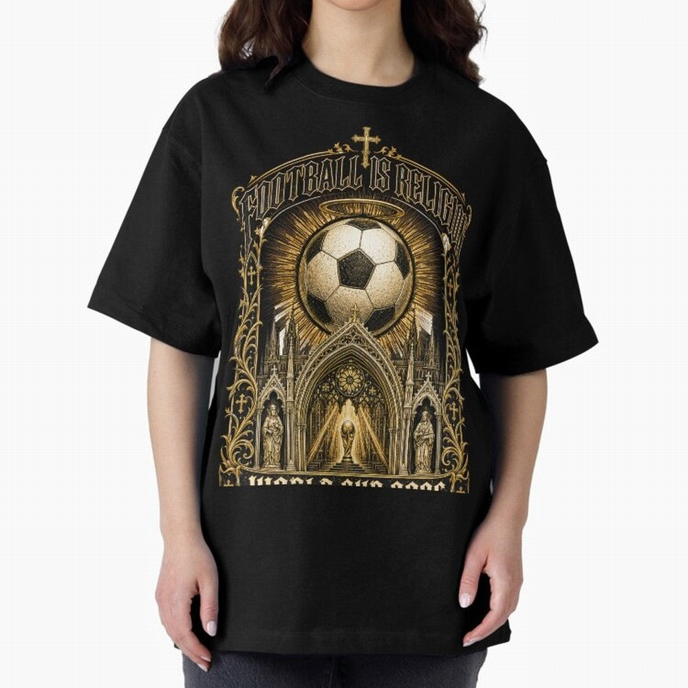 Football Is Religion World Cup 2026 Soccer T-Shirt Classic T-Shirt Back Your Heroes with Global Football Passion for FIFA World Cup 2026 USA Canada Mexico, Driven by Messi, CR7 and Mbappe, Netherlands, Champion Mindset, Group Stage Buzz, Knockout