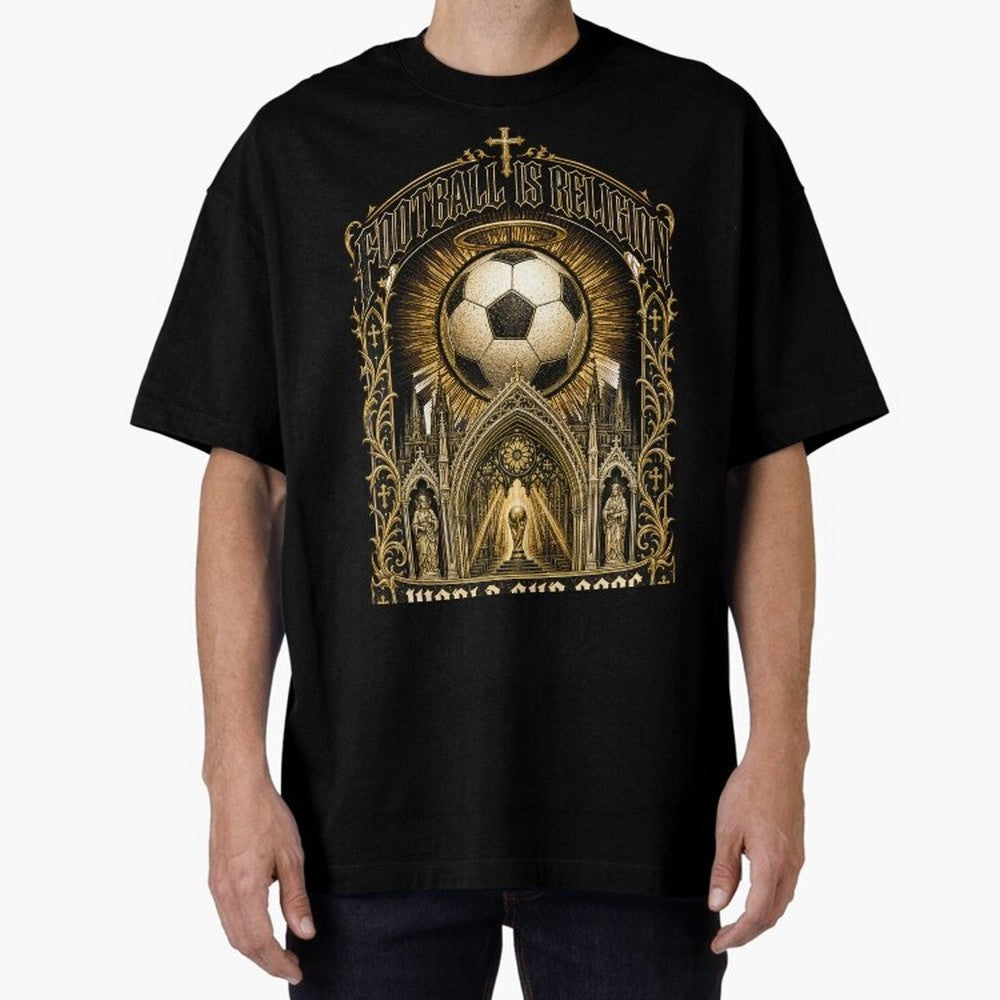 Football Is Religion World Cup 2026 Soccer T-Shirt Classic T-Shirt Back Your Heroes with Global Football Passion for FIFA World Cup 2026 USA Canada Mexico, Driven by Messi, CR7 and Mbappe, Netherlands, Champion Mindset, Group Stage Buzz, Knockout