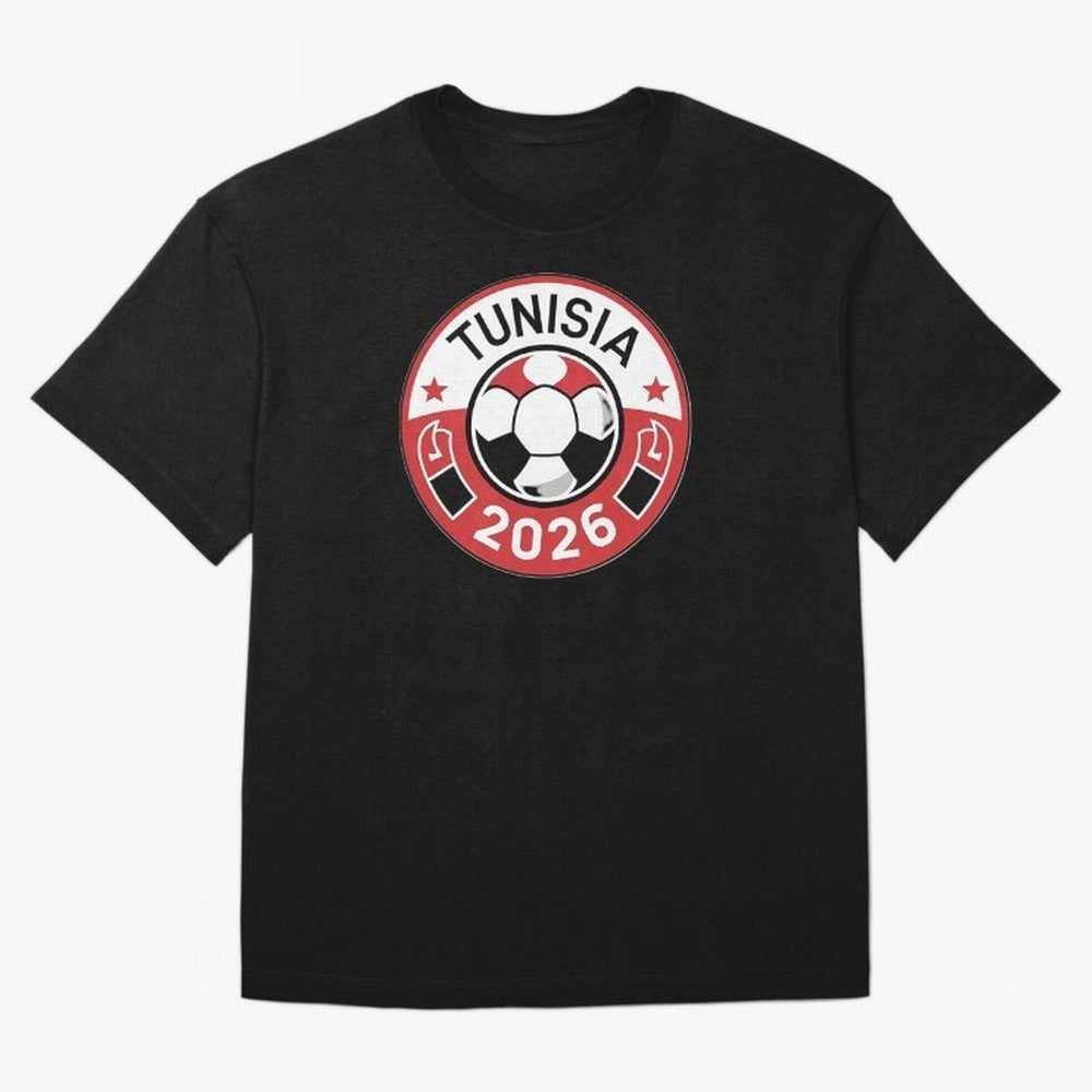 Tunisia WC 2026 Classic T-Shirt Show Your Stadium Side during Match Day Hype around FIFA World Cup 2026 USA Canada Mexico, Messi and Cristiano Ronaldo, Brazil, Football Festival Excitement, Trophy Ambitions, Country Rivalries and Star Player Buzz;