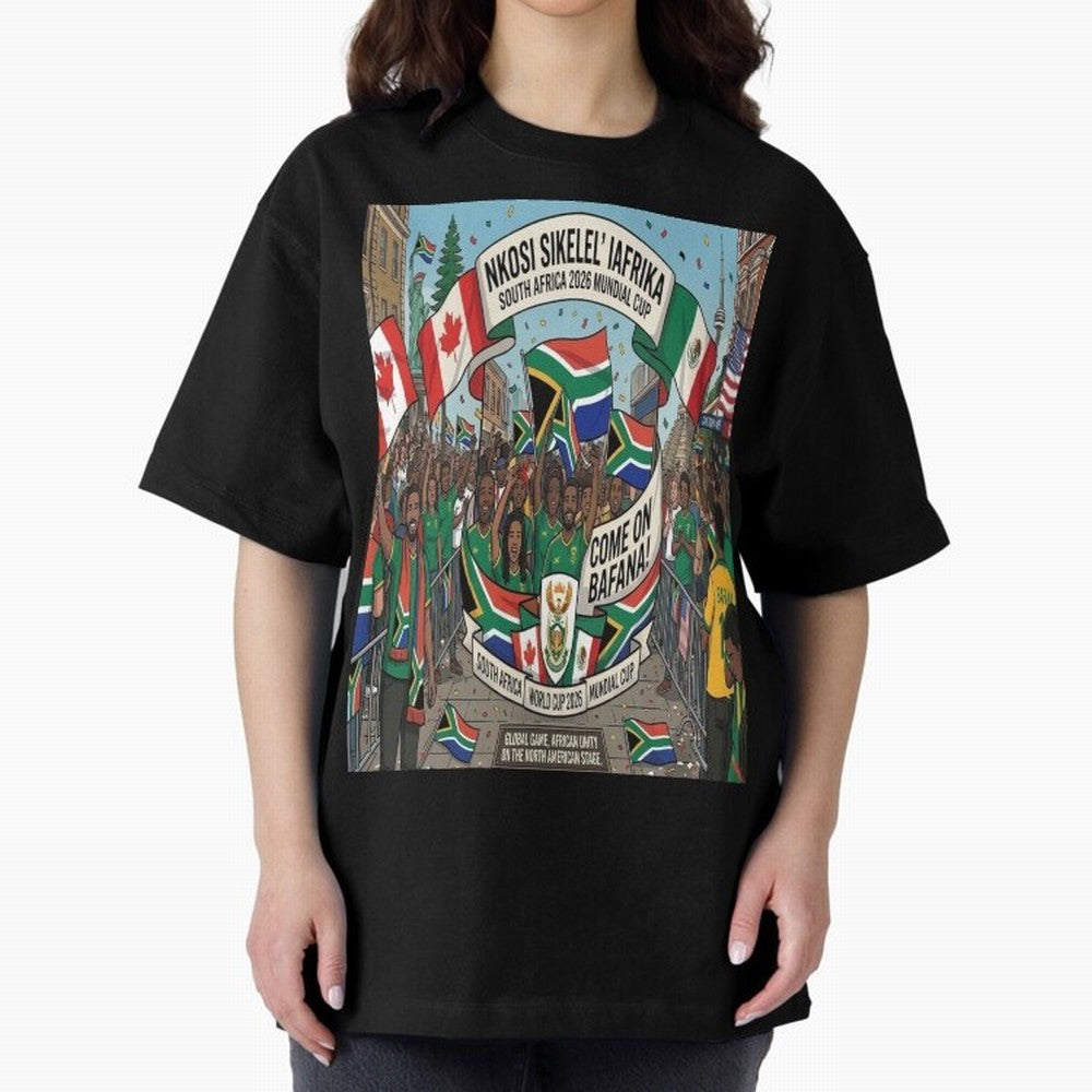 Soiuth Africa Classic T-Shirt Bring Stadium Energy to the FIFA World Cup 2026 Group Stage Journey through Mbappe Highlights, Argentina and Brazil Pride, Vintage Soccer Flavor, Modern Football Stars, National Flags and Final Night Emotion; Made for
