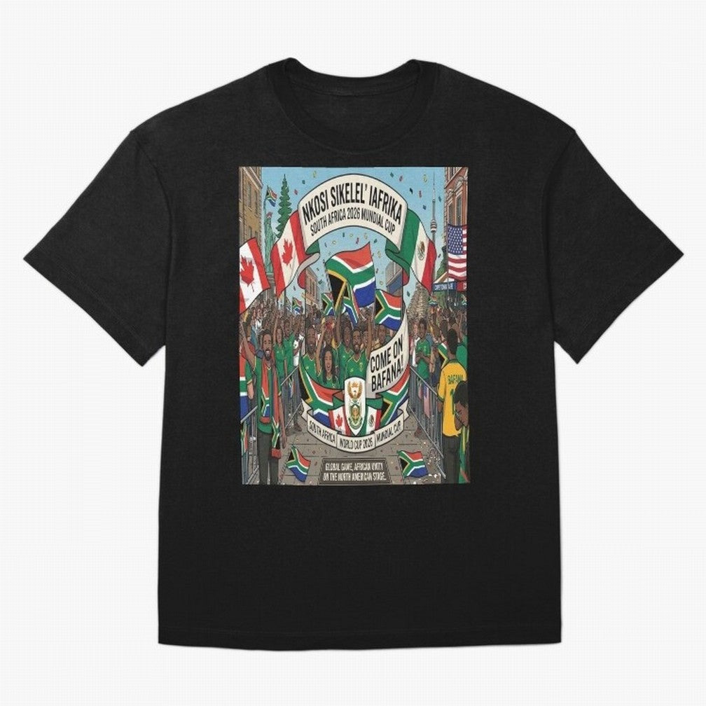 Soiuth Africa Classic T-Shirt Bring Stadium Energy to the FIFA World Cup 2026 Group Stage Journey through Mbappe Highlights, Argentina and Brazil Pride, Vintage Soccer Flavor, Modern Football Stars, National Flags and Final Night Emotion; Made for