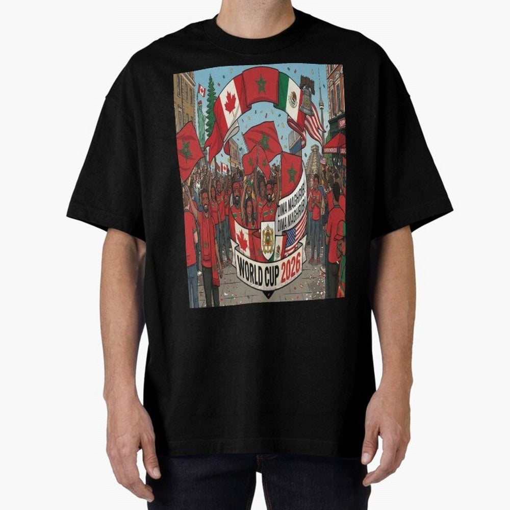 Morocco World Cup 2026 Classic T-Shirt Relive Legendary Nights from the FIFA World Cup 2026 Group Stage Journey through Haaland Highlights, Germany Pride, Match Day Excitement, Supporter Culture, Golden Goals and Global Football Passion; Perfect