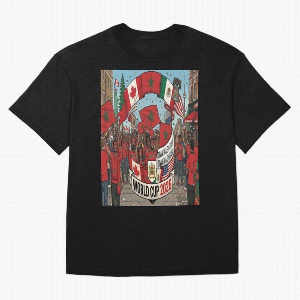 Morocco World Cup 2026 Classic T-Shirt Relive Legendary Nights from the FIFA World Cup 2026 Group Stage Journey through Haaland Highlights, Germany Pride, Match Day Excitement, Supporter Culture, Golden Goals and Global Football Passion; Perfect