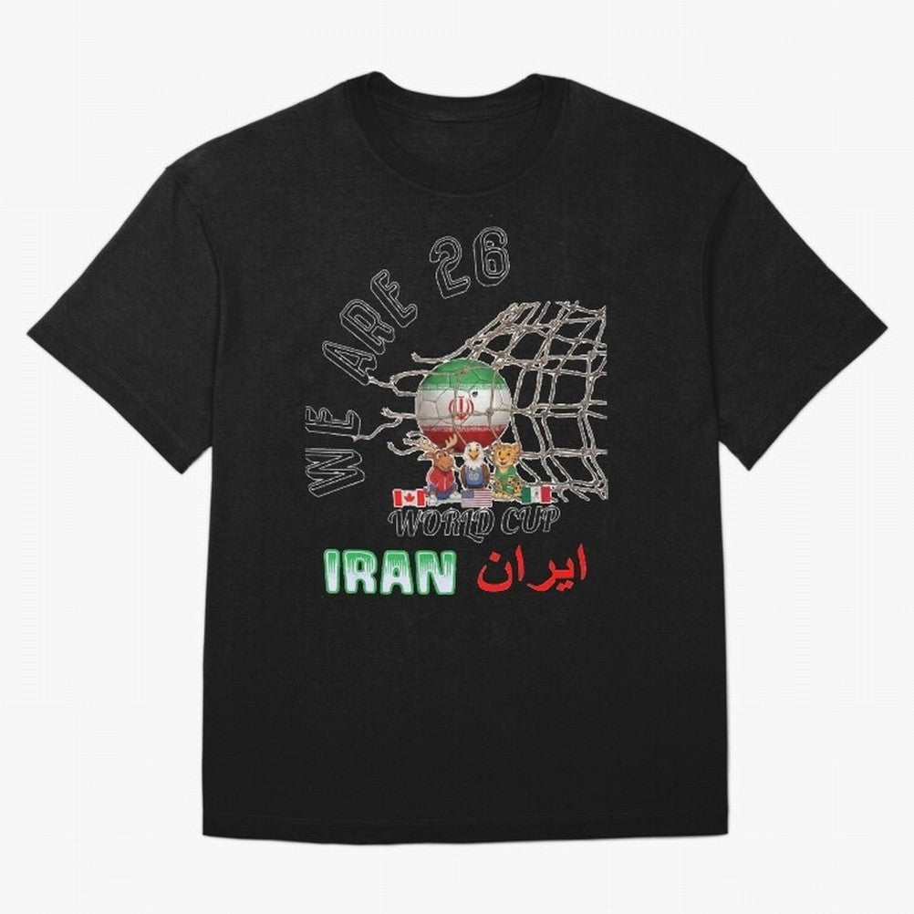 World cup 26 - Iran Classic T-Shirt Experience FIFA World Cup 2026 Group Stage Highlighting Neymar, France Energy, Supporter Pride, Iconic Celebrations, Legendary Names and Global Match Day Energy; Built for Supporters Chasing Trophy Dreams, Final